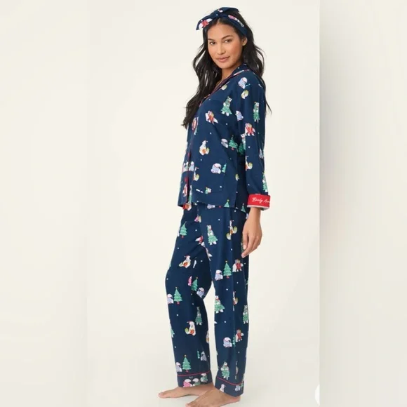 PJ Salvage New Bearly Awake 3-Piece Flannel PJ Set - Picture 4 of 7